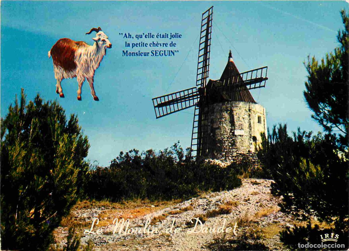 Cartoline: Francia - Carte Postale - 13 - Fontvieille - Le moulin de Daudet d'o&ugrave; le conteur a dat&eacute; ses lettres