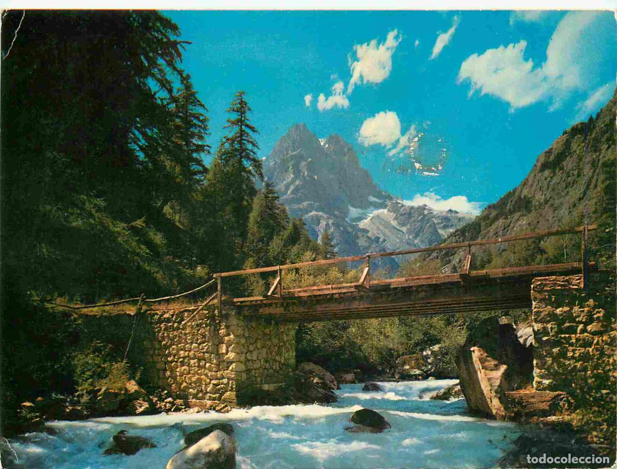 Cartoline: Francia - Carte Postale - 05 - Ailefroide - En montant &agrave; Ailefroide Le Gyr et le Signal du Pelvoux 3