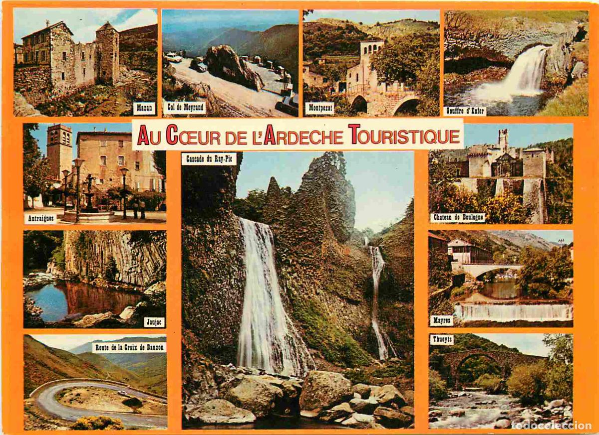 Postkarten: Francia - Carte Postale - 07 - Ard&egrave;che - Au c�ur de l'Ard&egrave;che touristique - Le Ray Pic et ses enviro