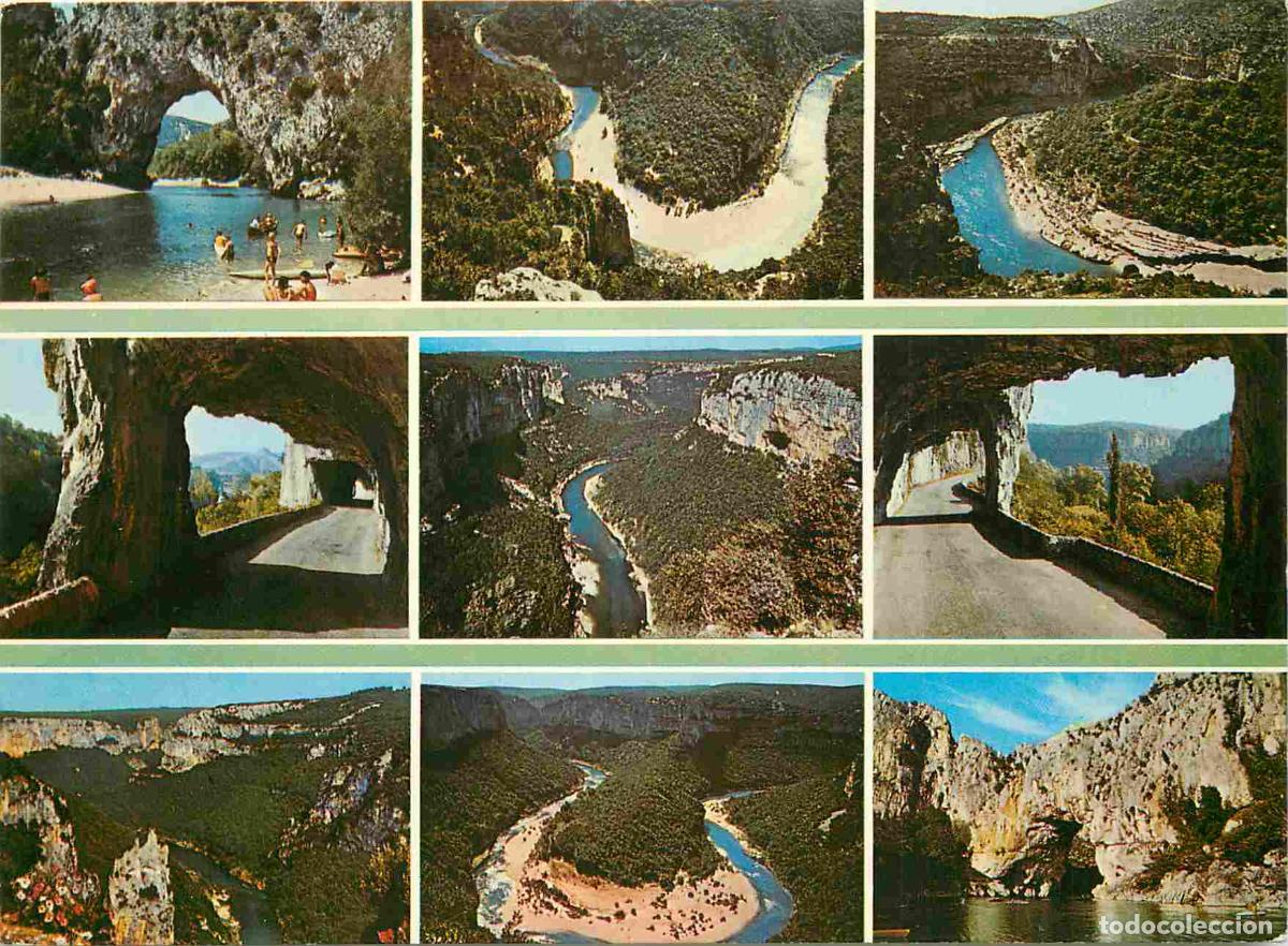 Postkarten: Francia - Carte Postale - 07 - Vivarais - Paysages du vivarais gorges de l'ard&egrave;che pont d'arc et d&eacute;f