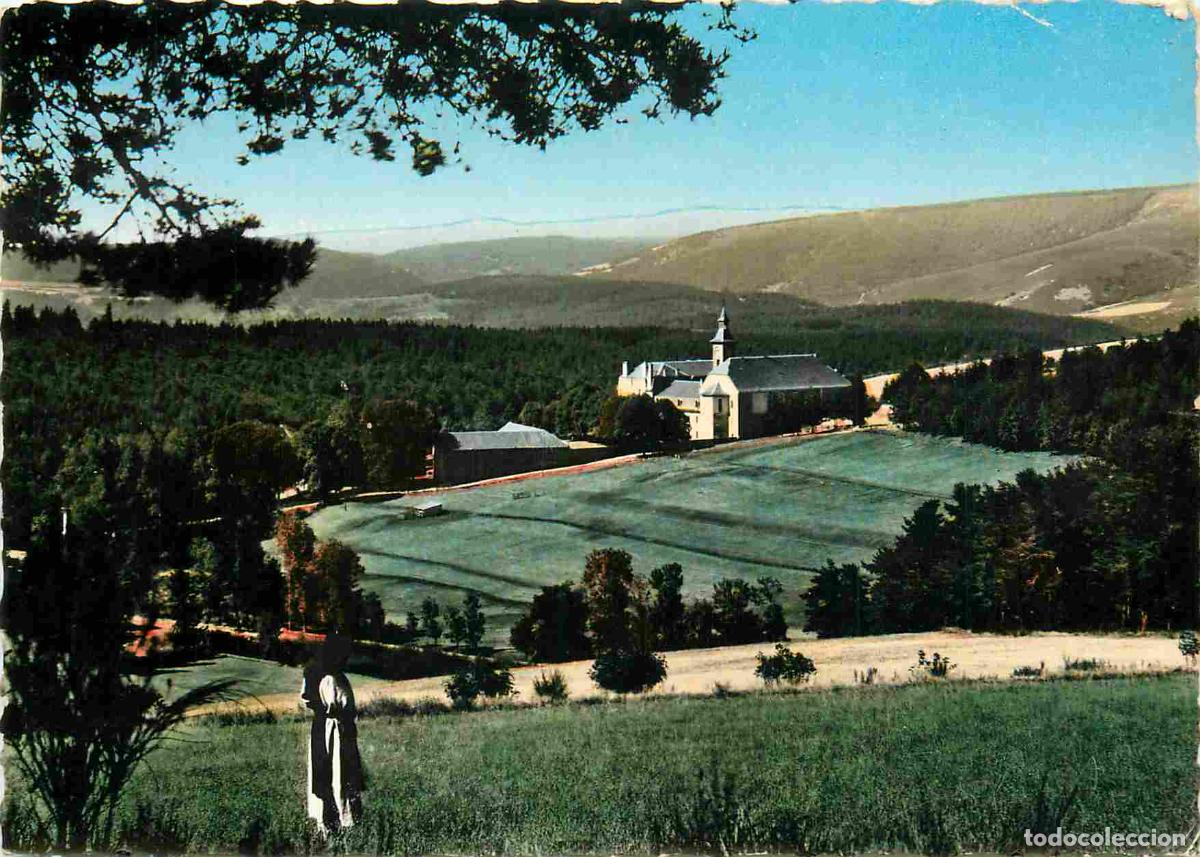 Postkarten: Francia - Carte Postale - 07 - Notre-dame-des-neiges - L'Abbaye face aux Montagnes de la Loz&egrave;re - Mo