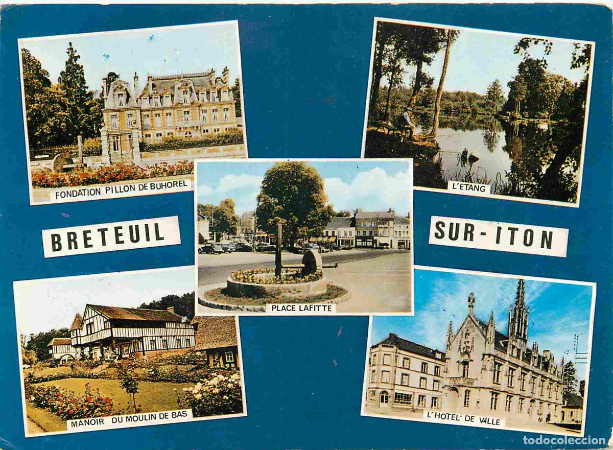 Postales: Francia - Carte Postale - 27 - Breteuil-sur-iton - Multivues - Fondation pillon de buhorel - L'etang