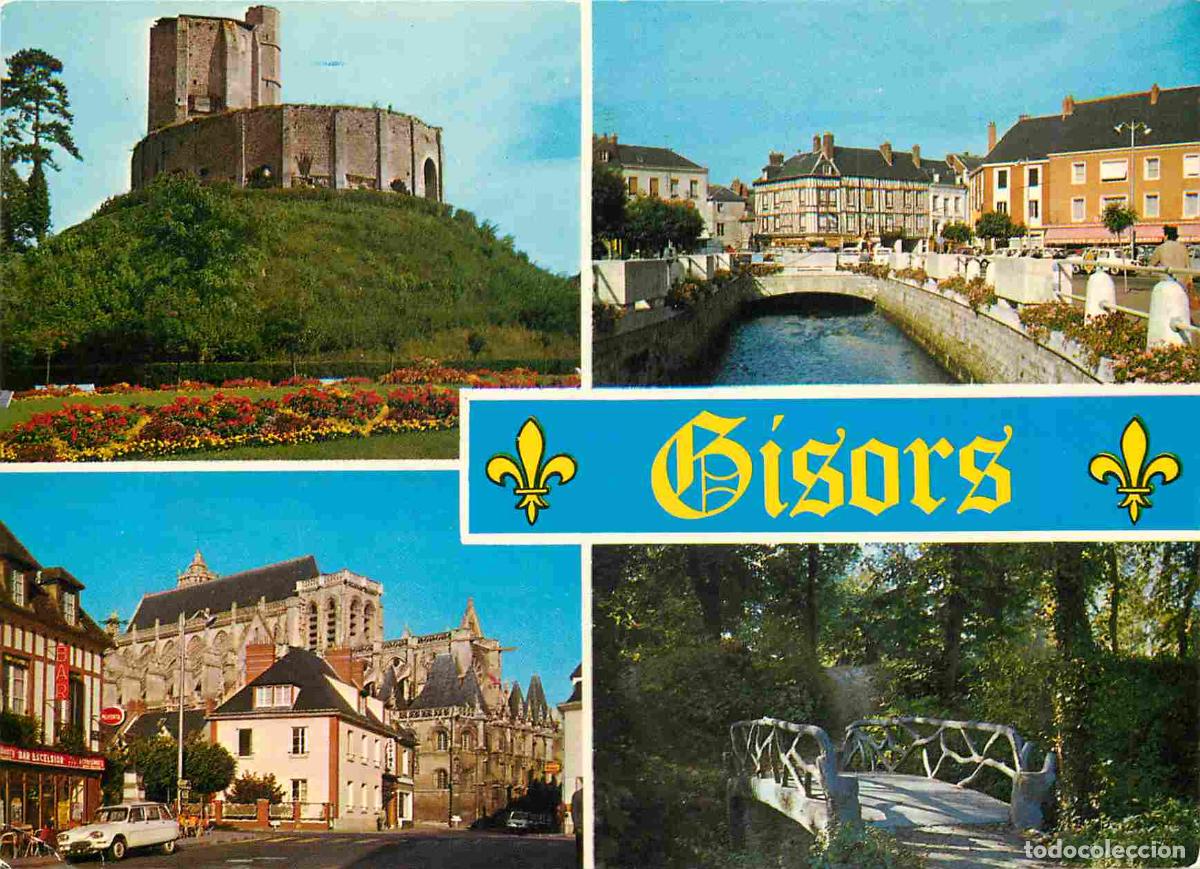 Postais: Francia - Carte Postale - 27 - Gisors - Multivues - Le Donjon - La Cath&eacute;drale - Le Canal - Le Pont d