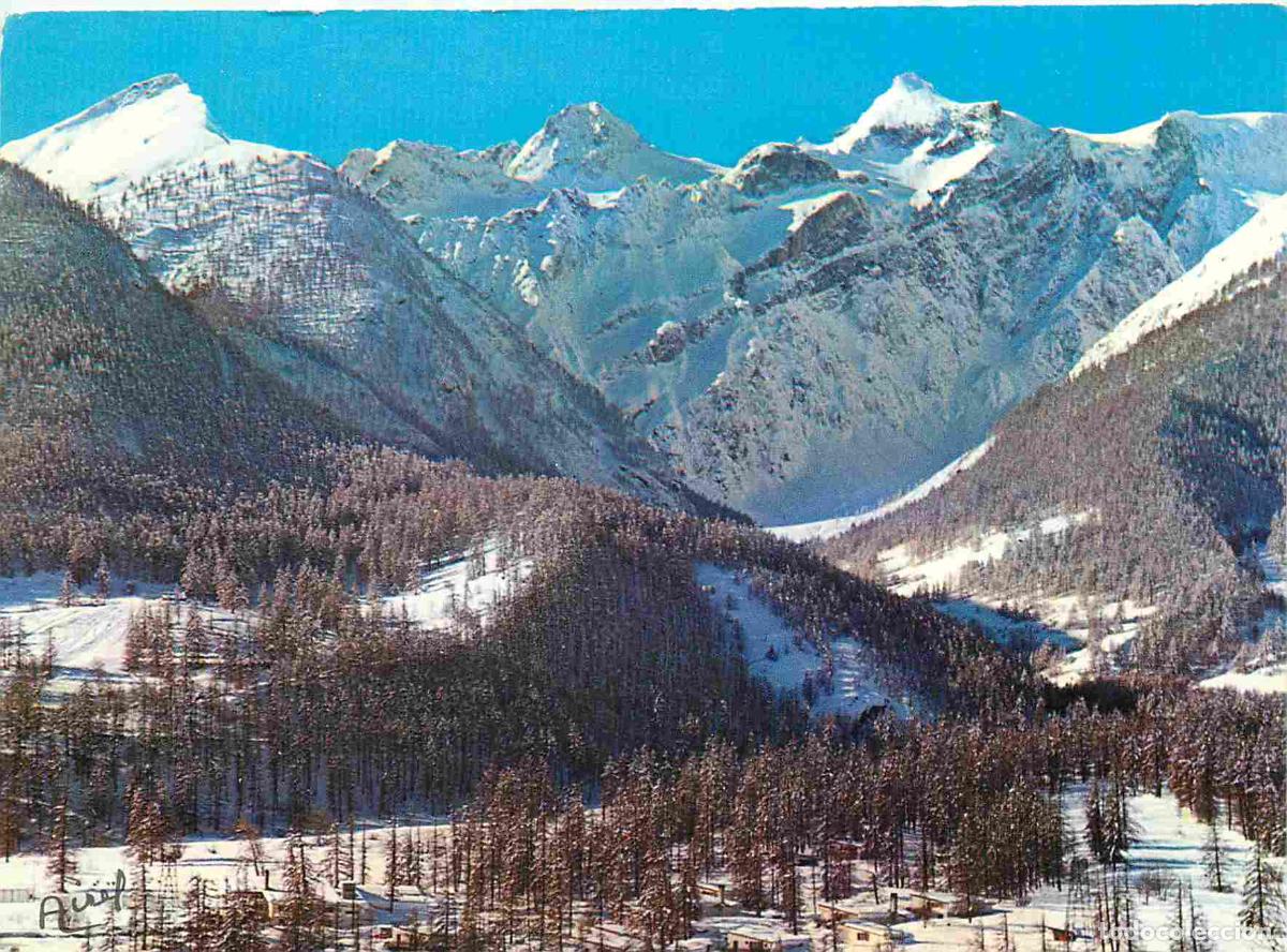 Postales: Francia - Carte Postale - 05 - Le Mon&ecirc;tier-les-bains - Domin&eacute; par les glaciers Serre-chevalier Les p