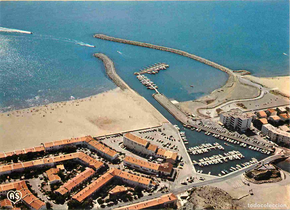 Postales: Francia - Carte Postale - 11 - Narbonne plage - Vue aerienne sur le port et St Pierre sur mer - CPM