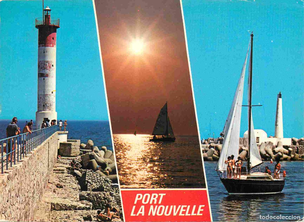 Postais: Francia - Carte Postale - 11 - Port La Nouvelle - En fl&acirc;nant sur les jet&eacute;es - Multivues - Femme en m