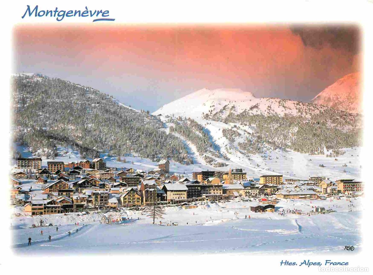 Postais: Francia - Carte Postale - 05 - Montgenevre - Le centre de la station et le d&eacute;part des pistes - CPM -