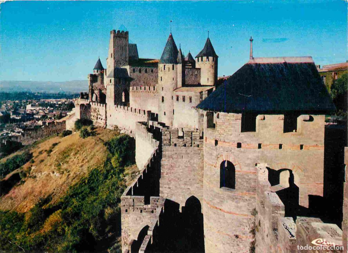 Cartoline: Francia - Carte Postale - 11 - Carcassonne - cit&eacute; de Carcassonne - les remparts de la porte d Aude l