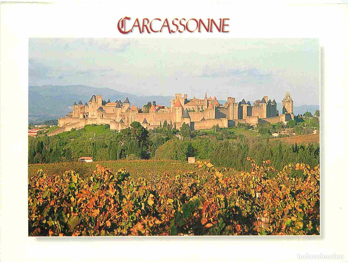 Postkarten: Francia - Carte Postale - 11 - Carcassonne - Vue g&eacute;n&eacute;rale de la cit&eacute; - Vignes - CPM - Voir Scans Rec
