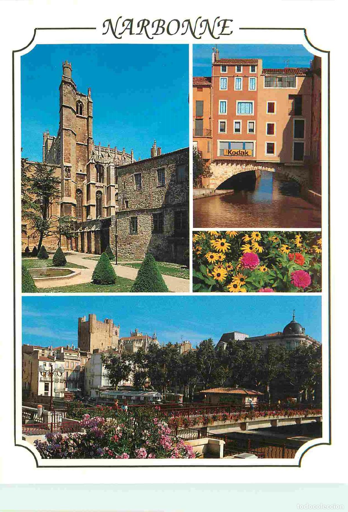Postkarten: Francia - Carte Postale - 11 - Narbonne - Multivues - Le jardin du Palais des archev&ecirc;ques et la cath