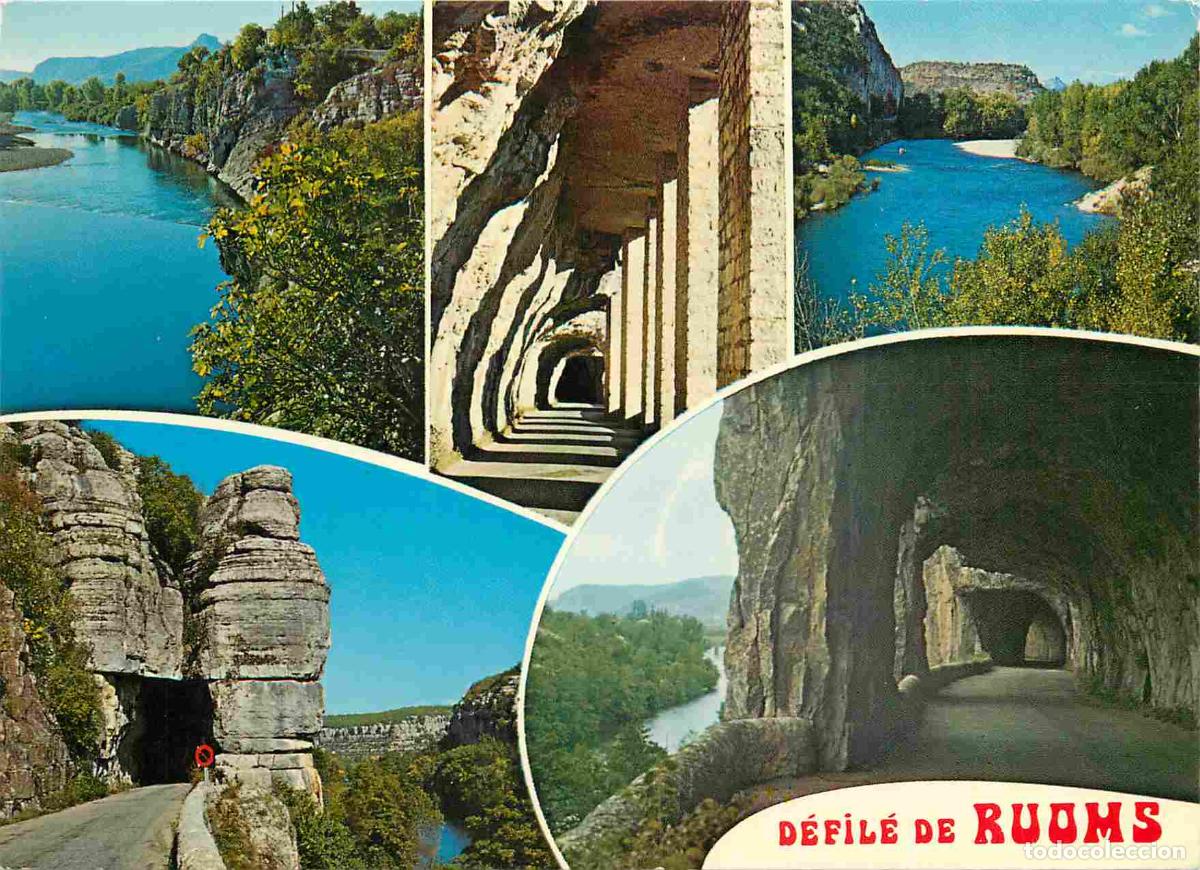 Postcards: Francia - Carte Postale - 07 - Gorges de l'ard&egrave;che - Le D&eacute;fil&eacute; de Ruoms - Multivues - CPM - Voir Sca