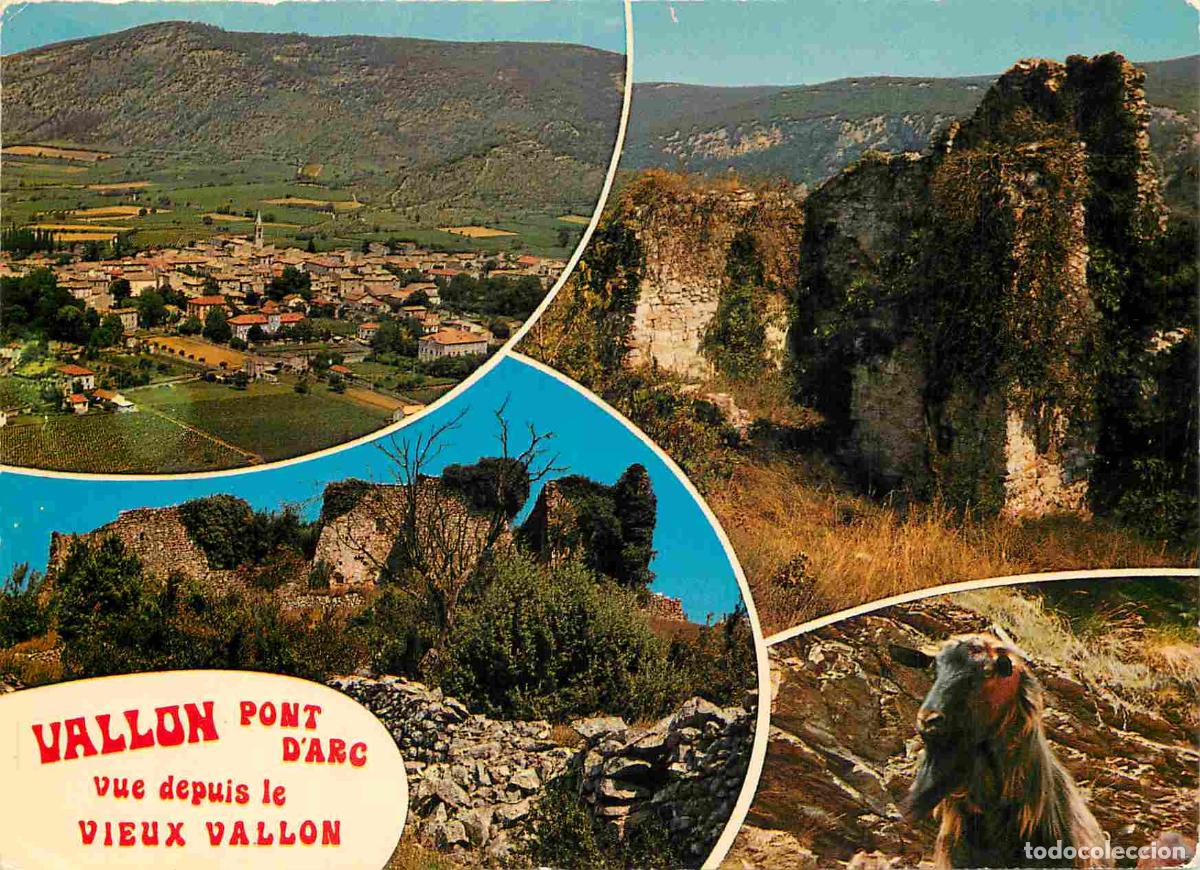 Postales: Francia - Carte Postale - 07 - Vallon-Pont-d'Arc - Vue depuis le Vieux Vallon La Ville et le Vieux V