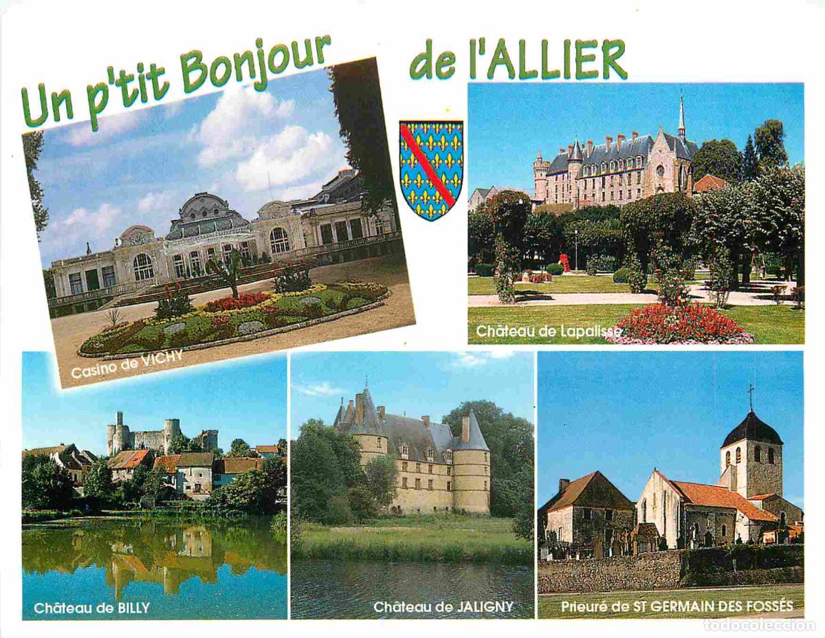 Postales: Francia - Carte Postale - 03 - Allier - Multivues - Un p'tit bonjour de l'allier casino de vichy ch&acirc;