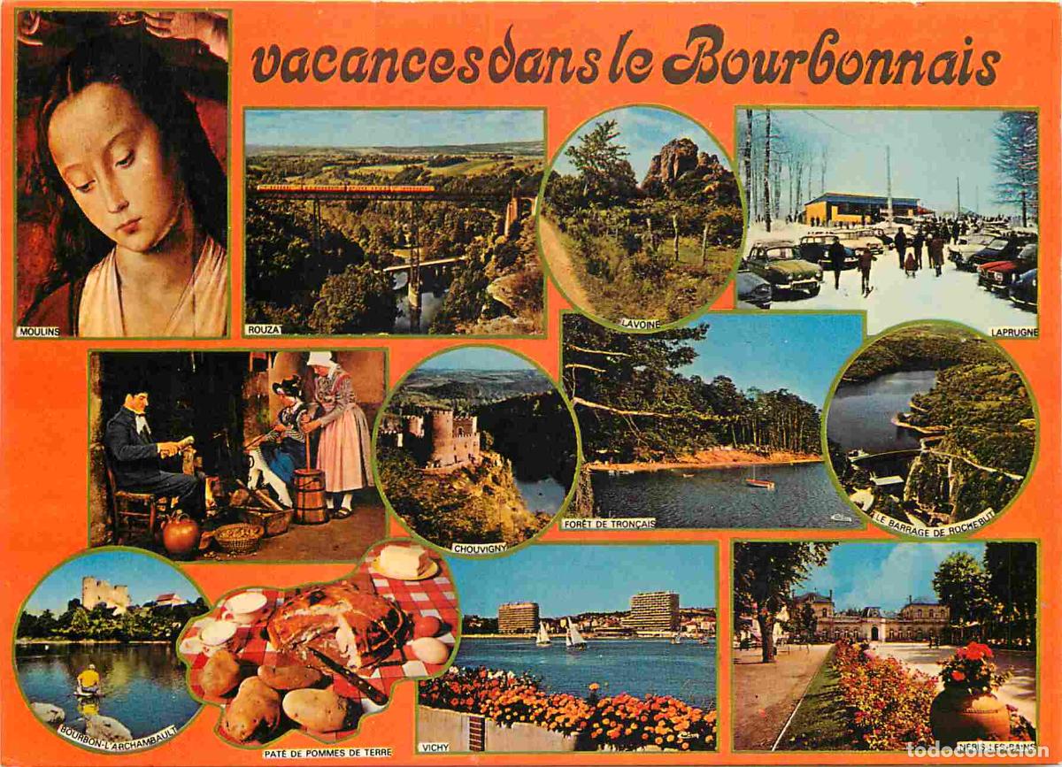 Postales: Francia - Carte Postale - 03 - Bourdonnais - Multivues - Vacances dans le bourbonnais moulins rouzat