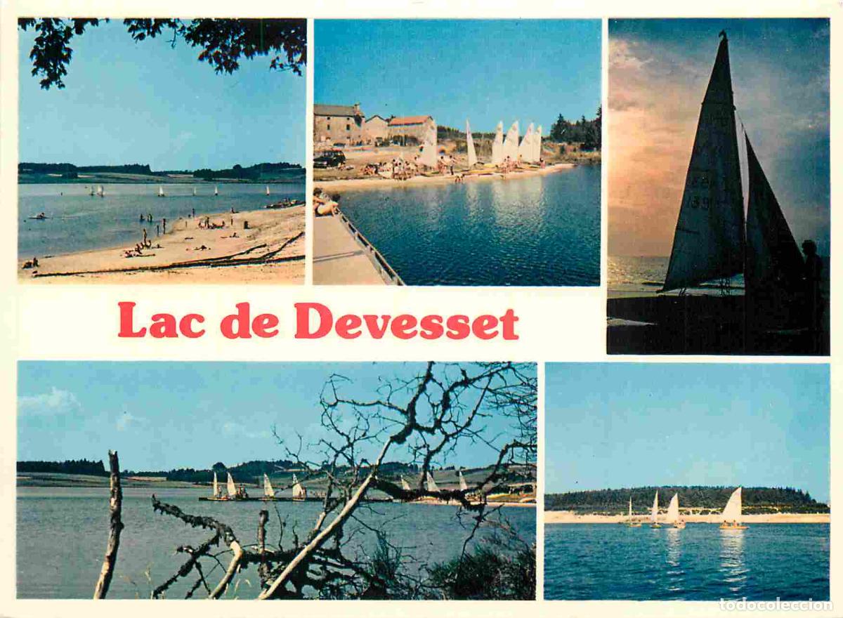 Postkarten: Francia - Carte Postale - 07 - Lac de Devesset - Multivues - Le Lac Ecole de Voile de l'Association