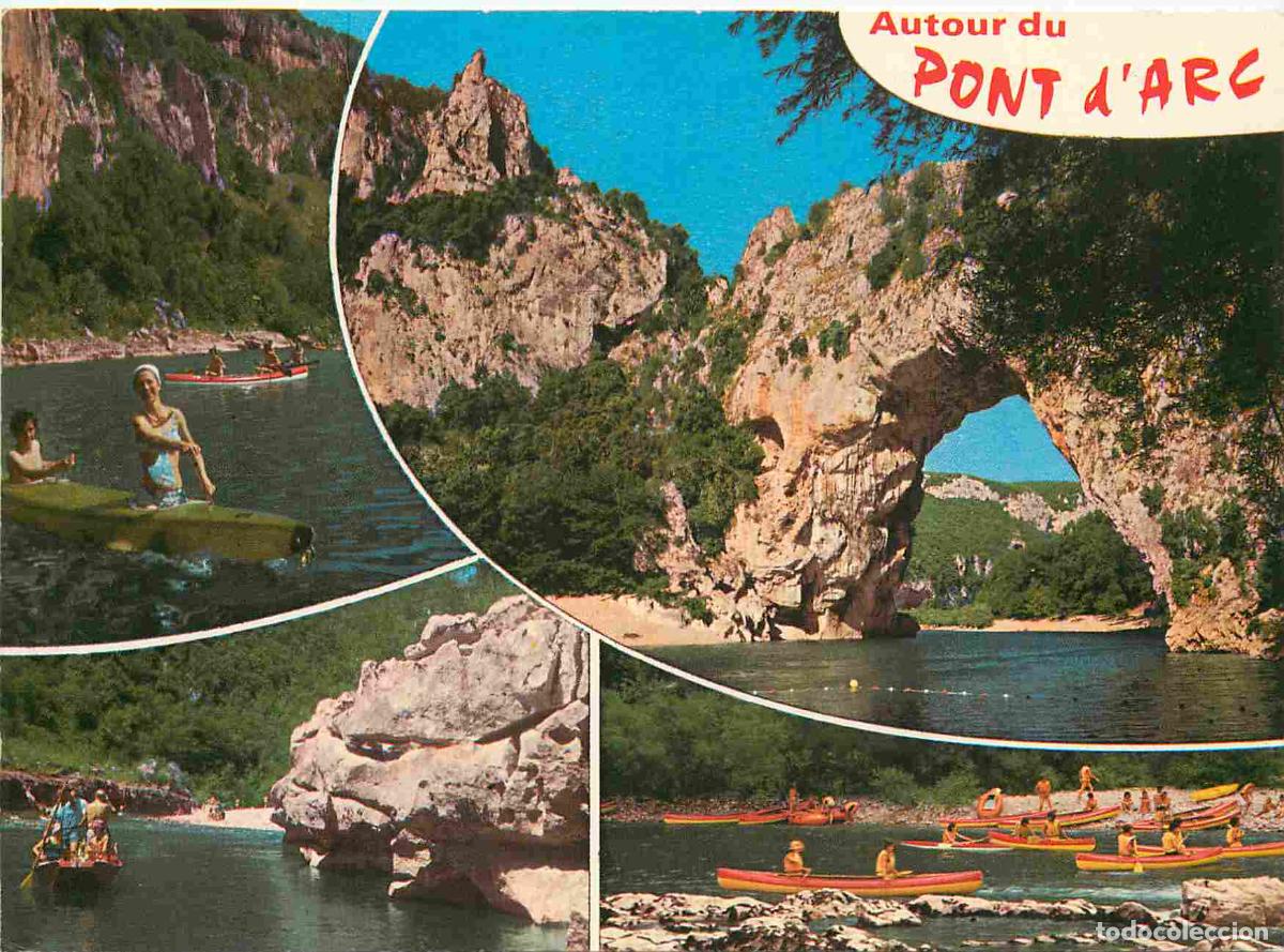 Cartes Postales: Francia - Carte Postale - 07 - Vallon-pont-d'arc - Autour du pont d'arc - Multivues - Gorges de l'ar