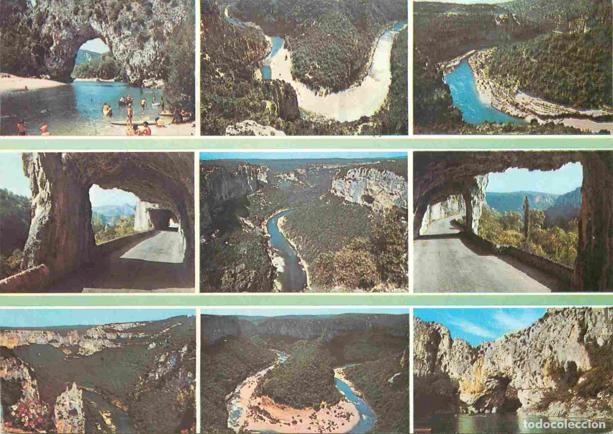 Postais: Francia - Carte Postale - 07 - Gorges de l'ard&egrave;che - Pont d'Arc et D&eacute;fil&eacute; de Ruoms - Multivues - CPM