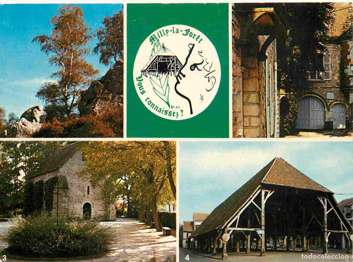 Cartoline: Francia - Carte Postale - 91 - Milly-la-for&ecirc;t - Multivues - For&ecirc;t de fontainebleau le coquibus la ma