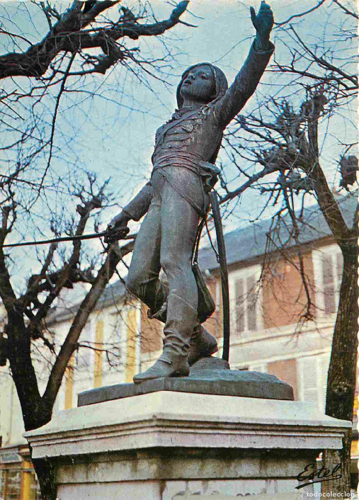 Cartoline: Francia - Carte Postale - 91 - Palaiseau - Statue de Joseph Bara n&eacute; &agrave; Palaiseau en 1779 engag&eacute; dans