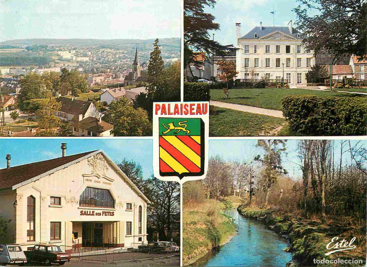 Cartoline: Francia - Carte Postale - 91 - Palaiseau - Multivues - Panorama Jardins de l'h&ocirc;tel de ville Salle de