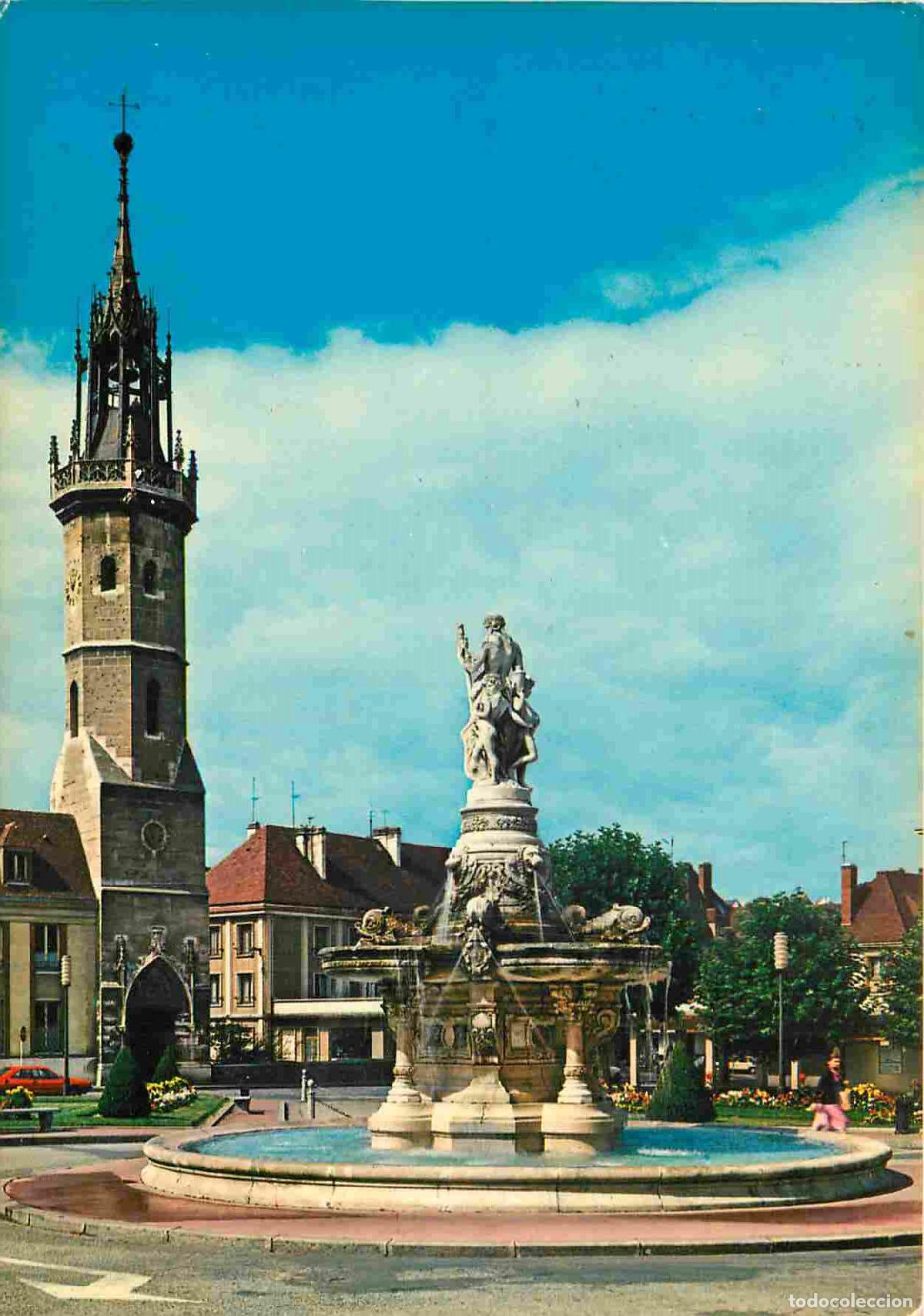 Postais: Francia - Carte Postale - 27 - Evreux - Place G&eacute;n&eacute;ral de Gaulle la fontaine et le beffroi - CPM - Vo