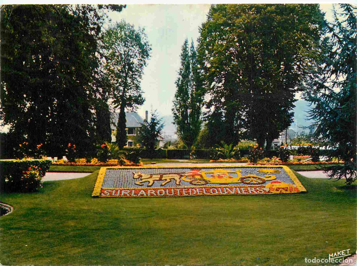Postais: Francia - Carte Postale - 27 - Louviers - Son jardin public avec son carrosse en fleurs - CPM - Voir