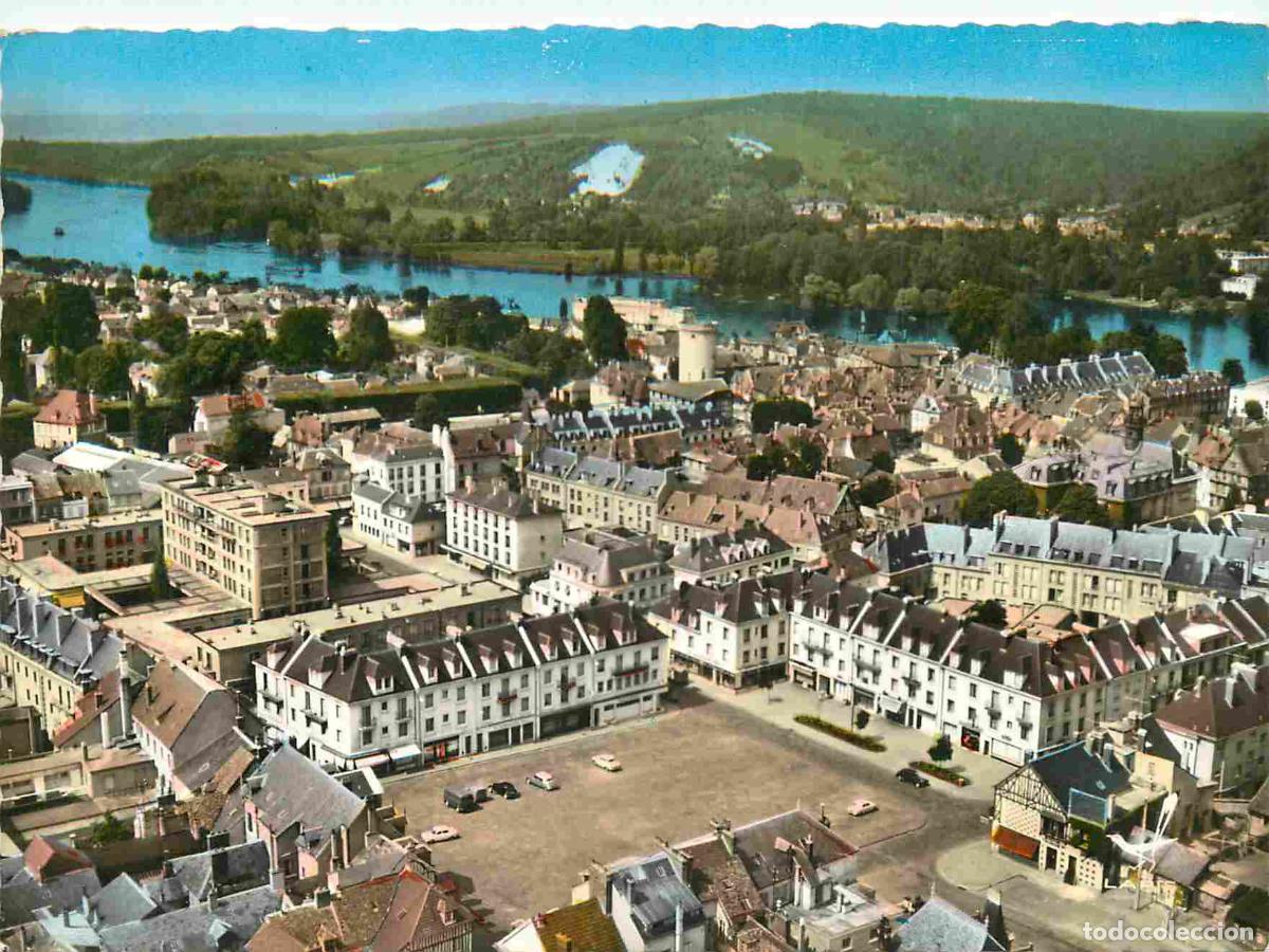 Postais: Francia - Carte Postale - 27 - Vernon - En avion au-dessus de la place de gaulle - vue a&eacute;rienne - Me
