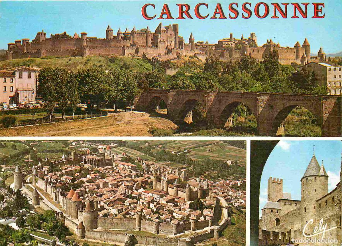 Postais: Francia - Carte Postale - 11 - Carcassonne - Multivues - La Cit&eacute; et le Pont Vieux La Cit&eacute; La Tour de