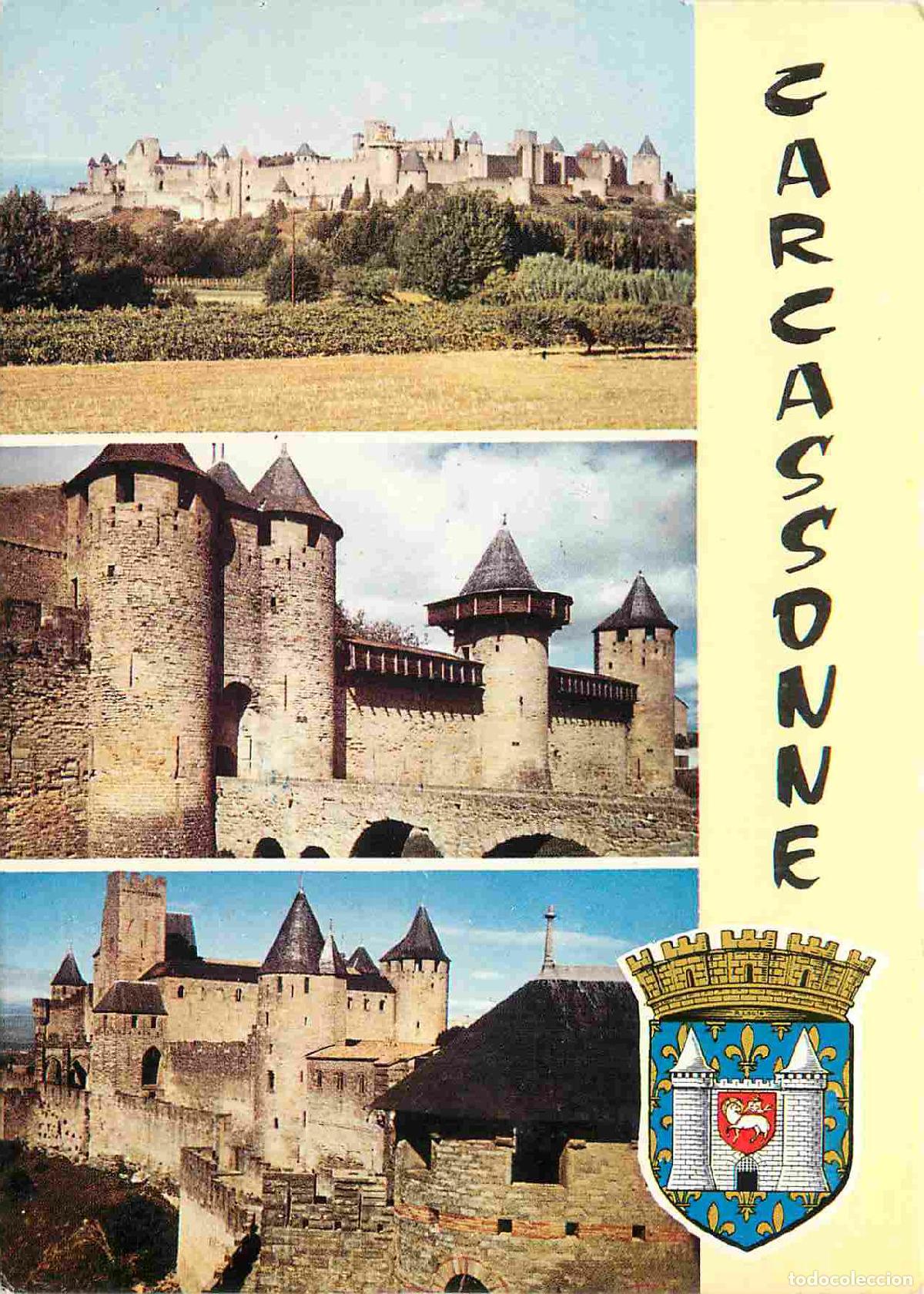 Postais: Francia - Carte Postale - 11 - Carcassonne - Souvenir de la cite - Multivues - Blasons - CPM - Voir