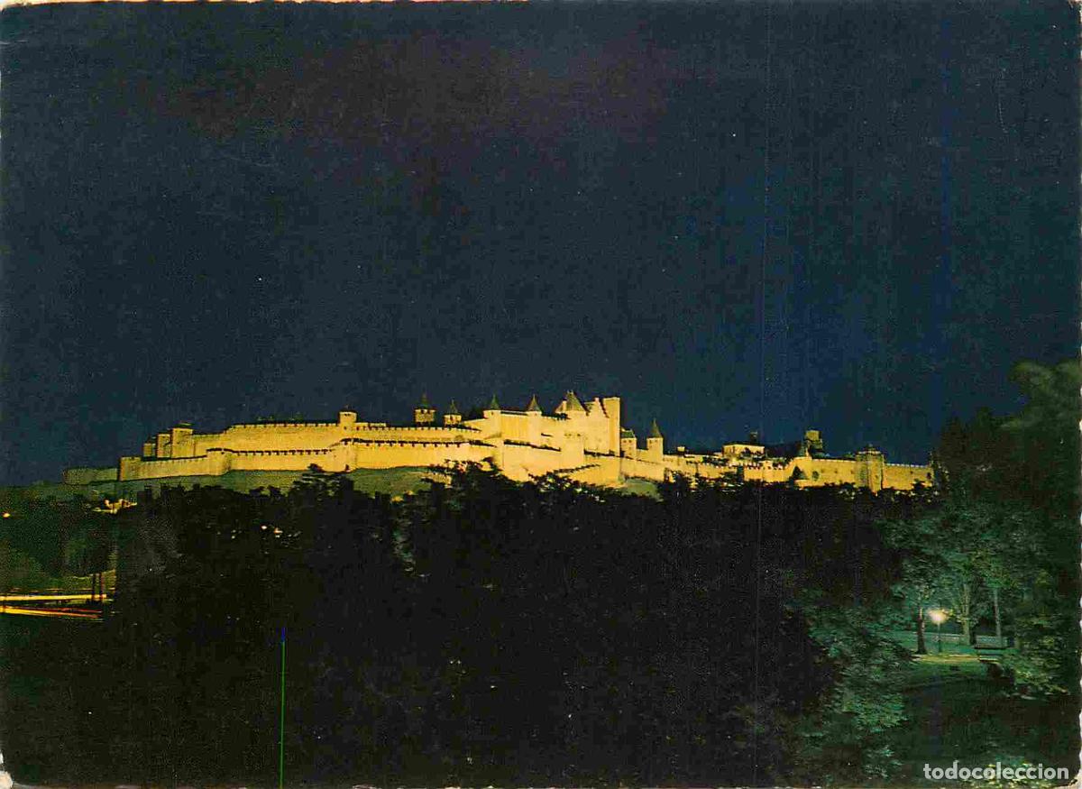 Postais: Francia - Carte Postale - 11 - Carcassonne - La cit&eacute; illumin&eacute;e vue du pont vieux - CPM - Voir Scans