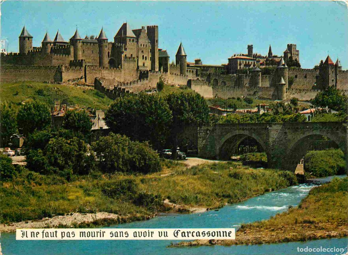 Postais: Francia - Carte Postale - 11 - Carcassonne - vue g&eacute;n&eacute;rale - CPM - Etat froissures - Voir Scans Recto