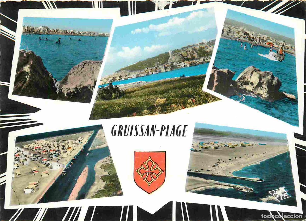 Postcards: Francia - Carte Postale - 11 - Gruissan - Gruissan-plage - Multivues - Blasons - Carte dentel&eacute;e - CP