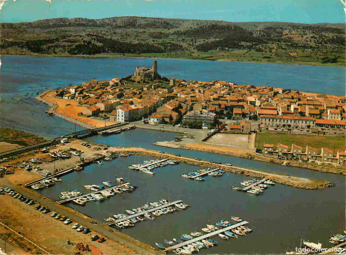 Cartoline: Francia - Carte Postale - 11 - Gruissan - vue a&eacute;rienne de la ville et de son port - CPM - Etat frois
