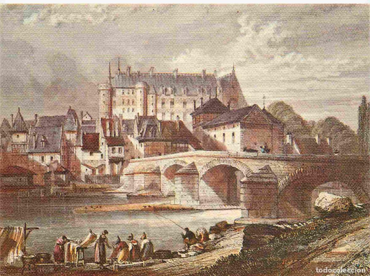 Cartoline: Francia - Carte Postale - 03 - Lapalisse - Chateau de Chabannes - Art Peinture d'apr&egrave;s une lithograp