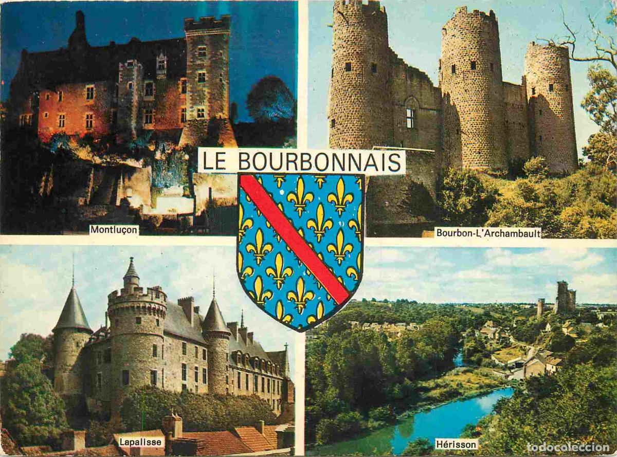 Cartes Postales: Francia - Carte Postale - 03 - Bourdonnais - Multivues - Chateaux en bourbonnais montlu&ccedil;on bourbon-l