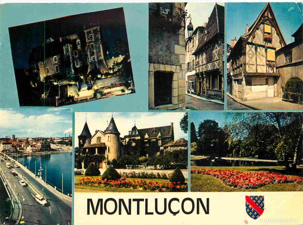 Cartes Postales: Francia - Carte Postale - 03 - Montlucon - Multivues - Le vieux ch&acirc;teau La Grand Rue Vieilles maison