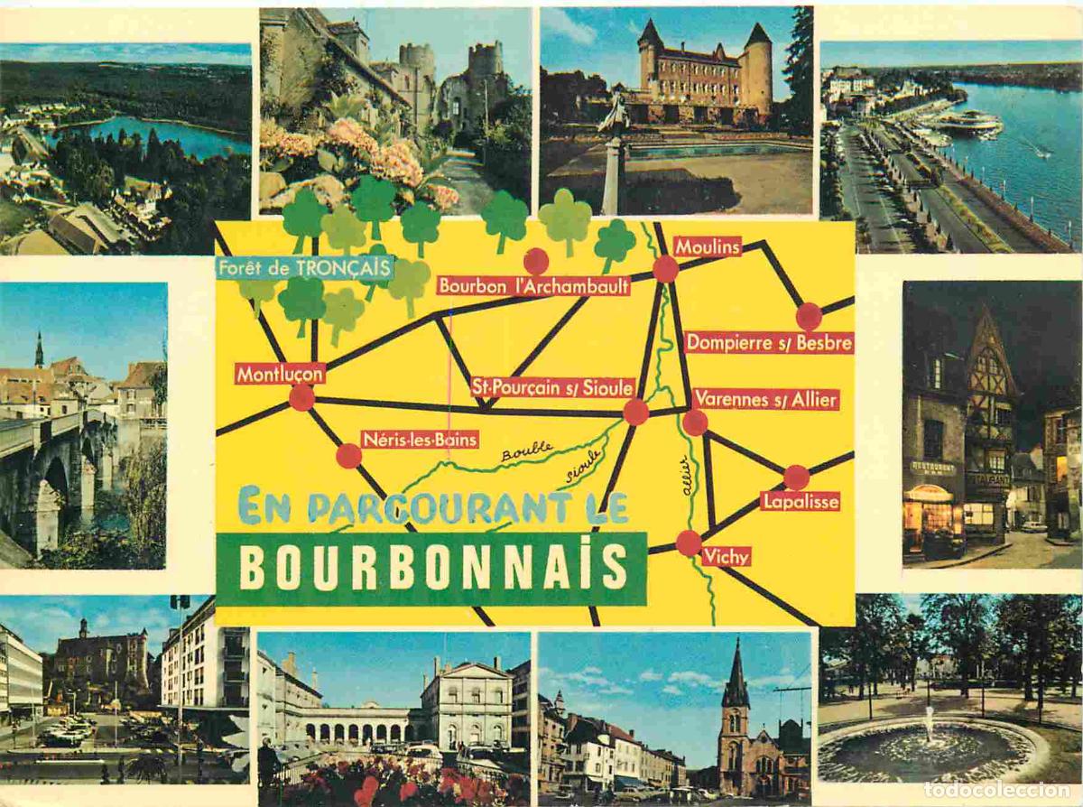 Cartes Postales: Francia - Carte Postale - 03 - Bourdonnais - Multivues - En parcourant le bourbonnais for&ecirc;t de tron&ccedil;