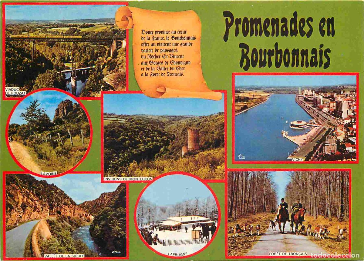 Postcards: Francia - Carte Postale - 03 - Bourdonnais - Multivues - Promenades en bourbonnais viaduc de rouzat