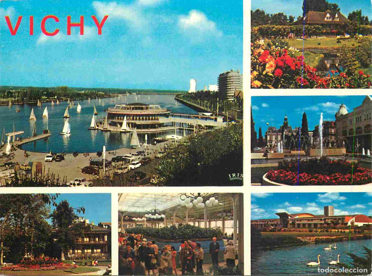 Cartoline: Francia - Carte Postale - 03 - Vichy - Multivues - Le lac d'allier le golf house place charles de ga