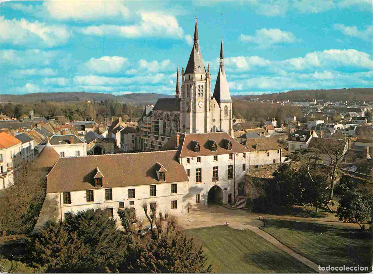 Cartoline: Francia - Carte Postale - 91 - Dourdan - La fa&ccedil;ade int&eacute;rieure du ch&acirc;teau royal de philippe auguste c