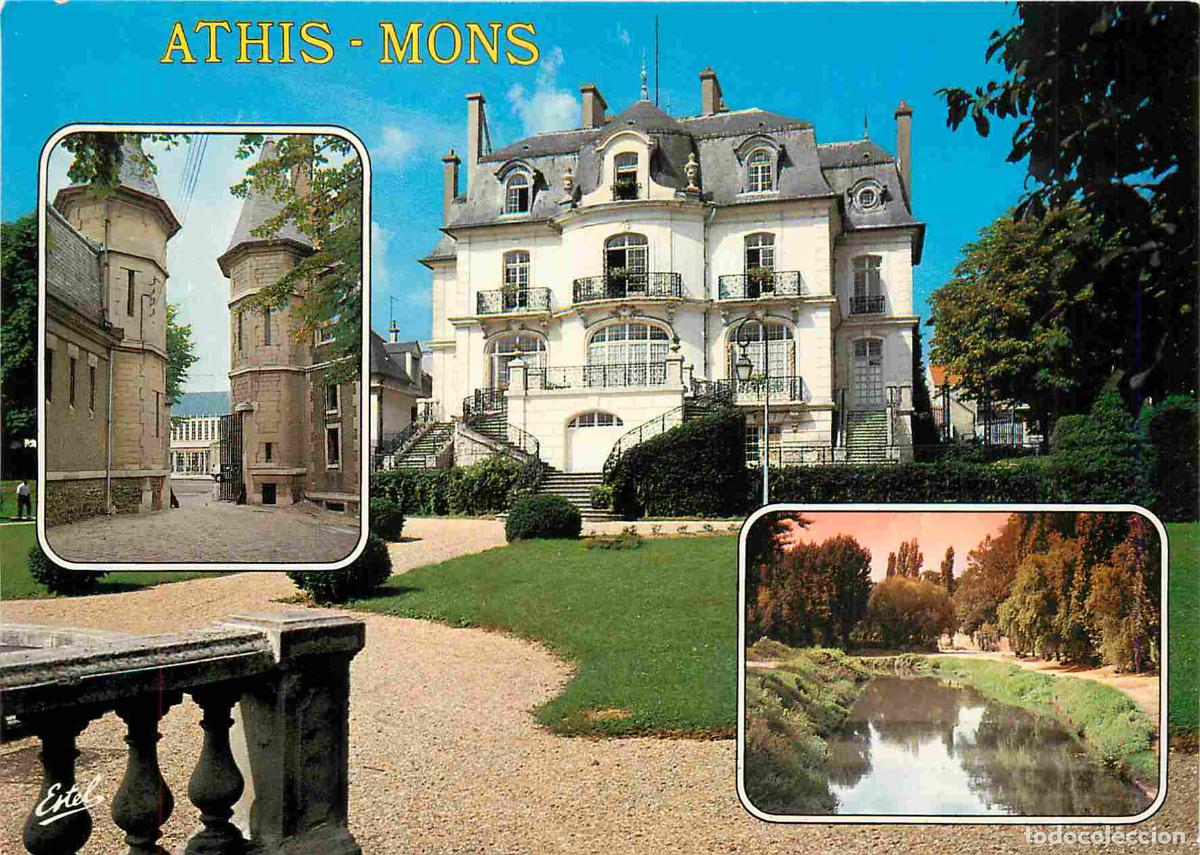 Cartoline: Francia - Carte Postale - 91 - Athis-mons - Multivues - La mairie Le coll&egrave;ge Saint-Charles L'Orge -