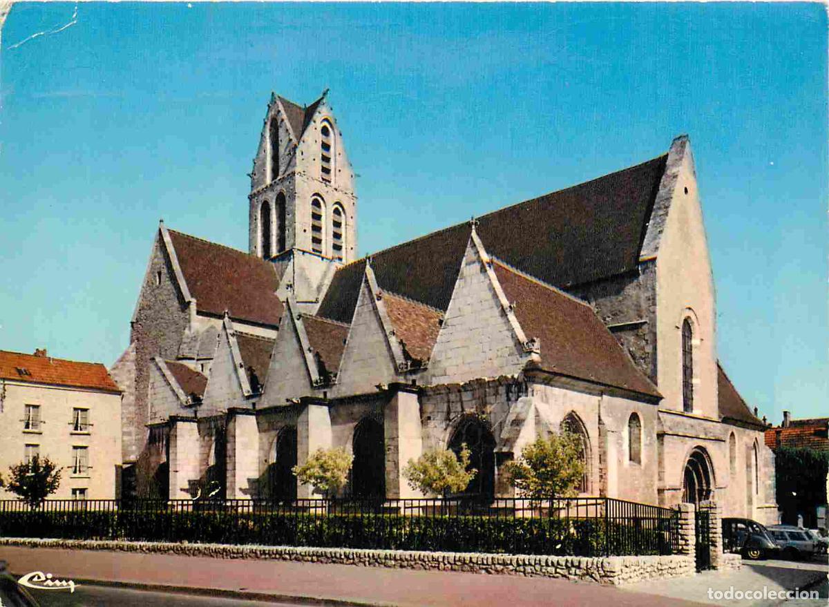 Cartoline: Francia - Carte Postale - 91 - Etampes - L'eglise Saint-Gilles - CPM - Etat froissures - Voir Scans