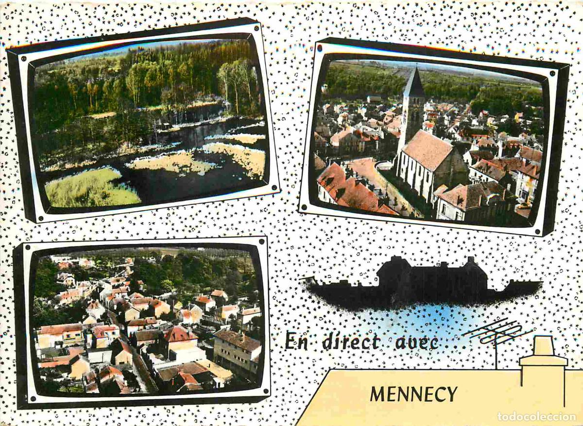 Cartoline: Francia - Carte Postale - 91 - Mennecy - Multivues - En direct avec mennecy - la patte d'oie l'&eacute;glis