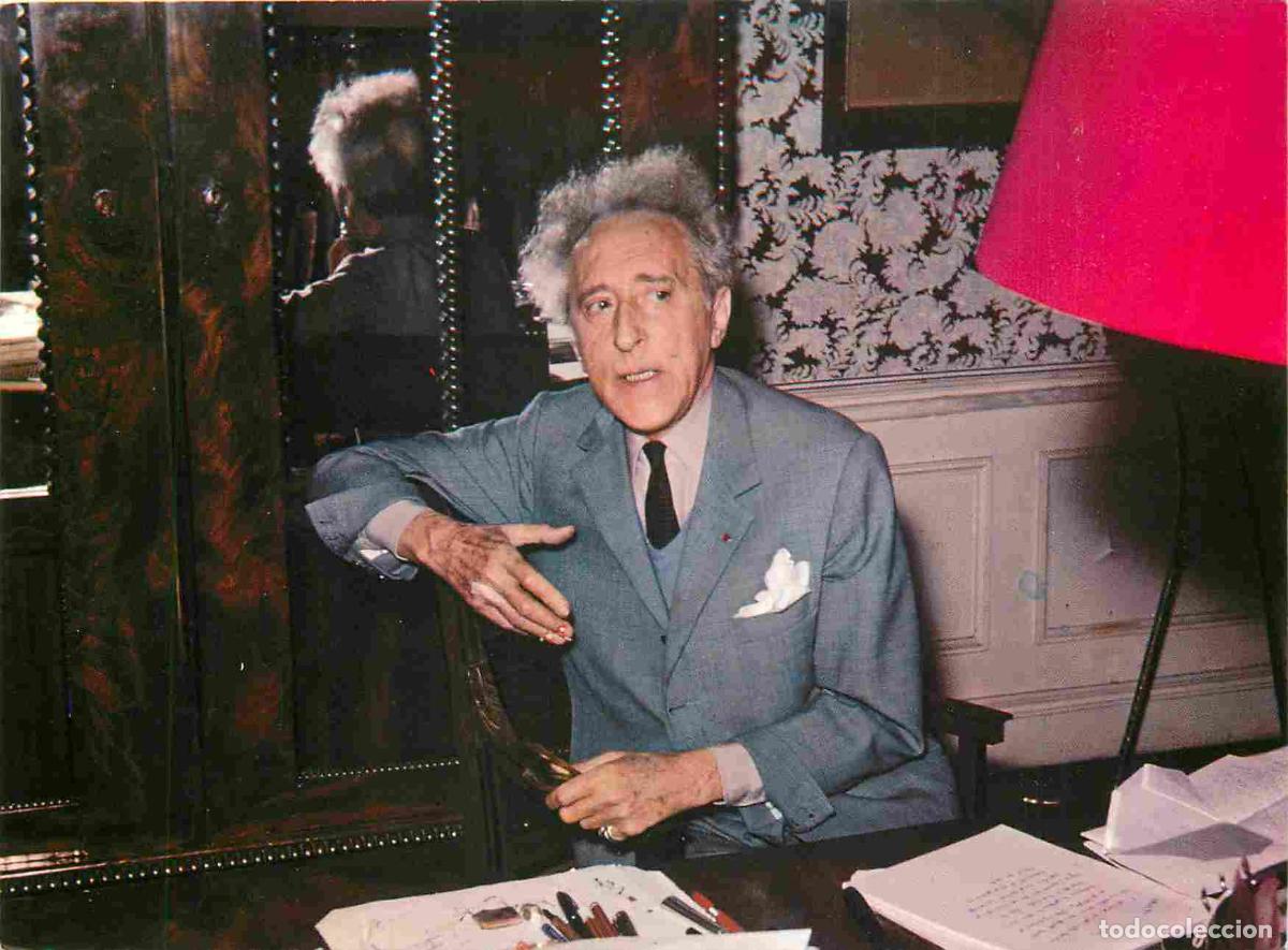 Cartoline: Francia - Carte Postale - 91 - Milly-la-for&ecirc;t - Saint-blaise des simples - j cocteau &agrave; sa table de t