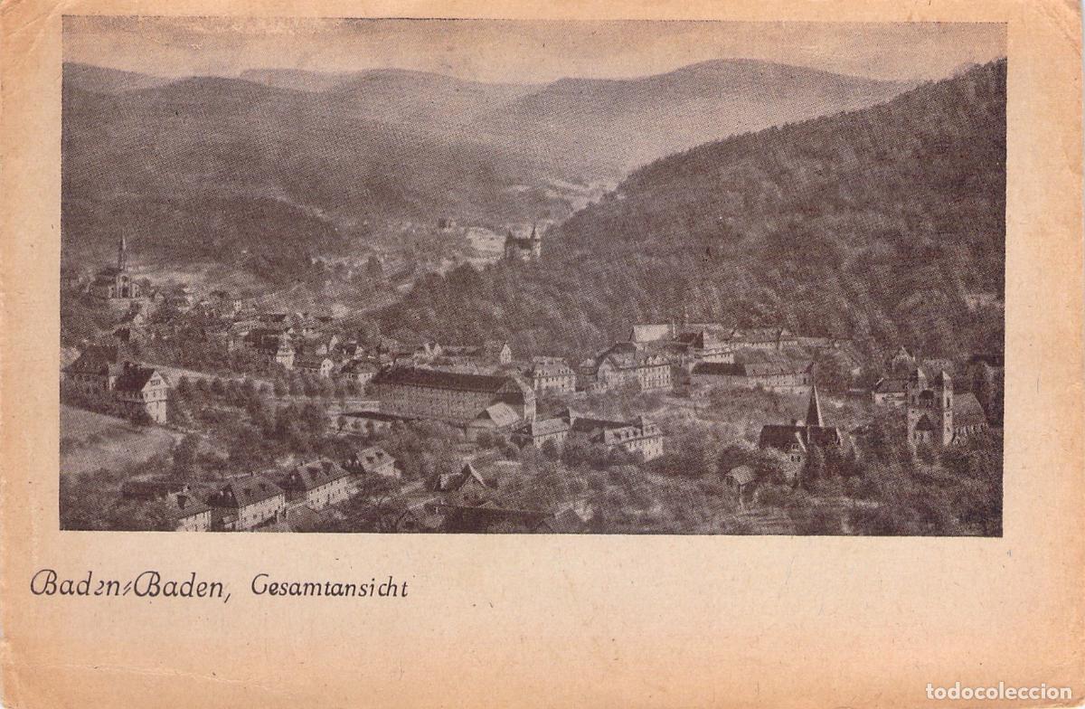 Postales: Postal de Baden-Baden Alemania Vista General