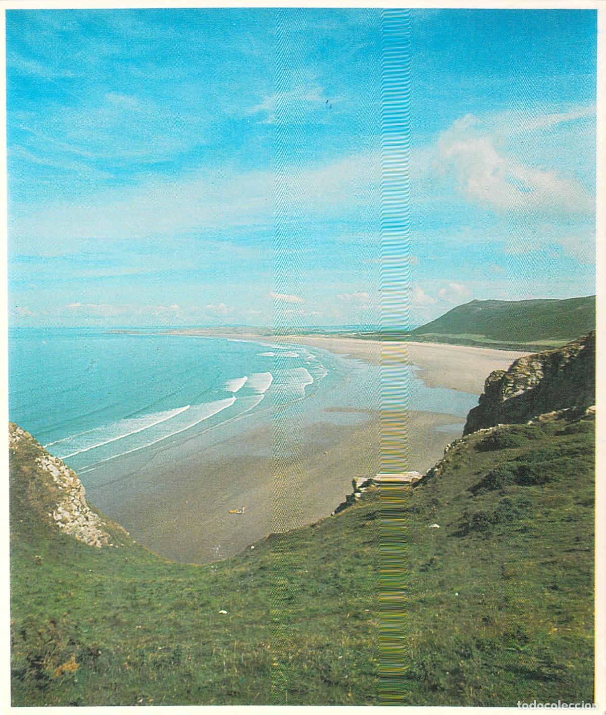 Postales: Postal de Rhossili Bay en Gower Gales Costa Brit&aacute;nica