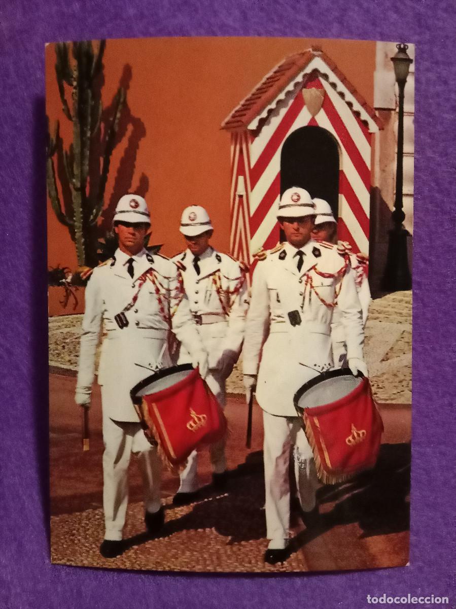 Postales: Postal - Principado de M&oacute;naco - Relevo de la Guardia de Carabineros de S.A.S. el Principe de M&oacute;naco
