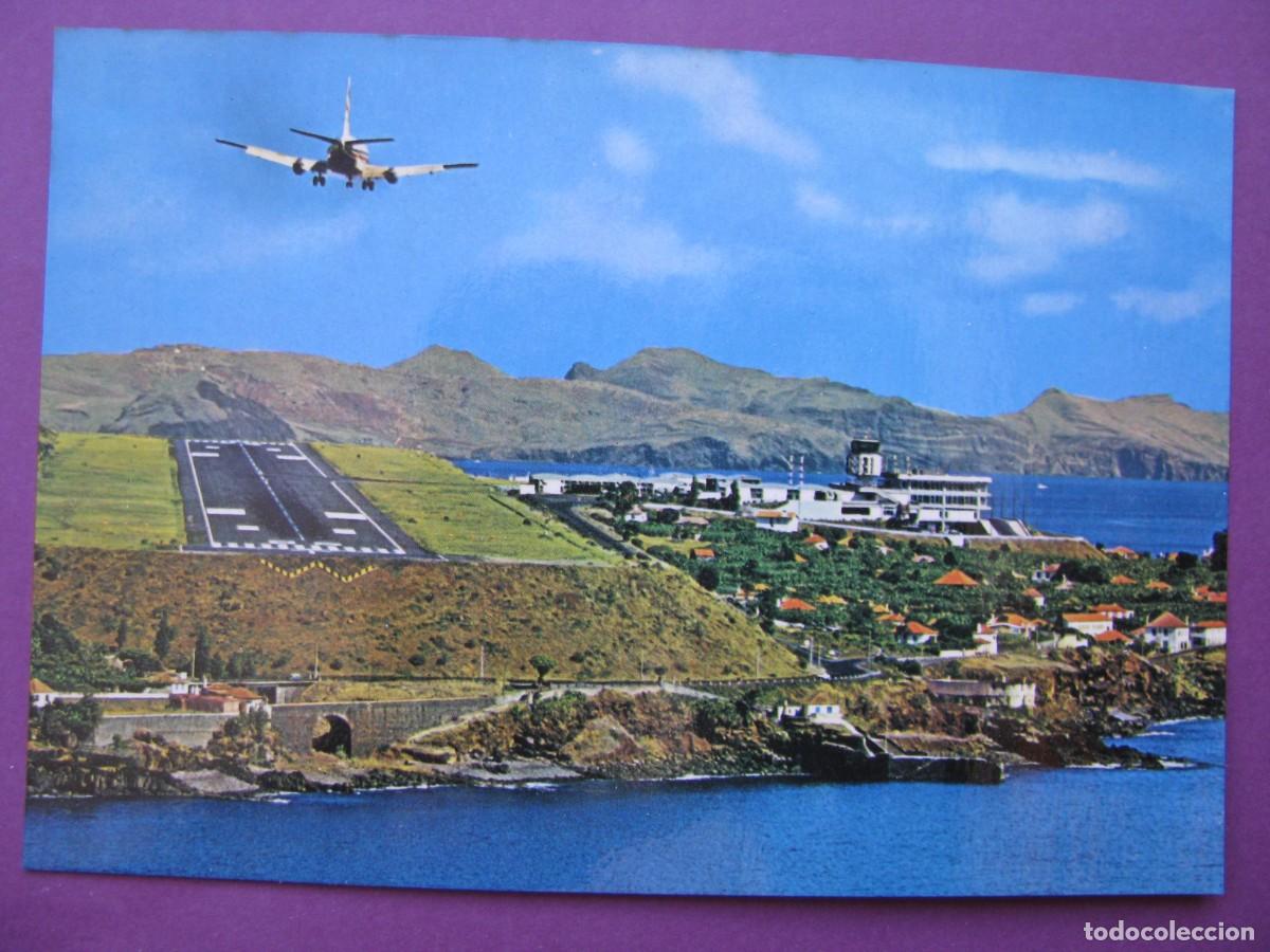 Postales: POSTAL DE PORTUGAL. SANTA CRUZ (MADEIRA). AEROPUERTO DE SANTA CATARINA.