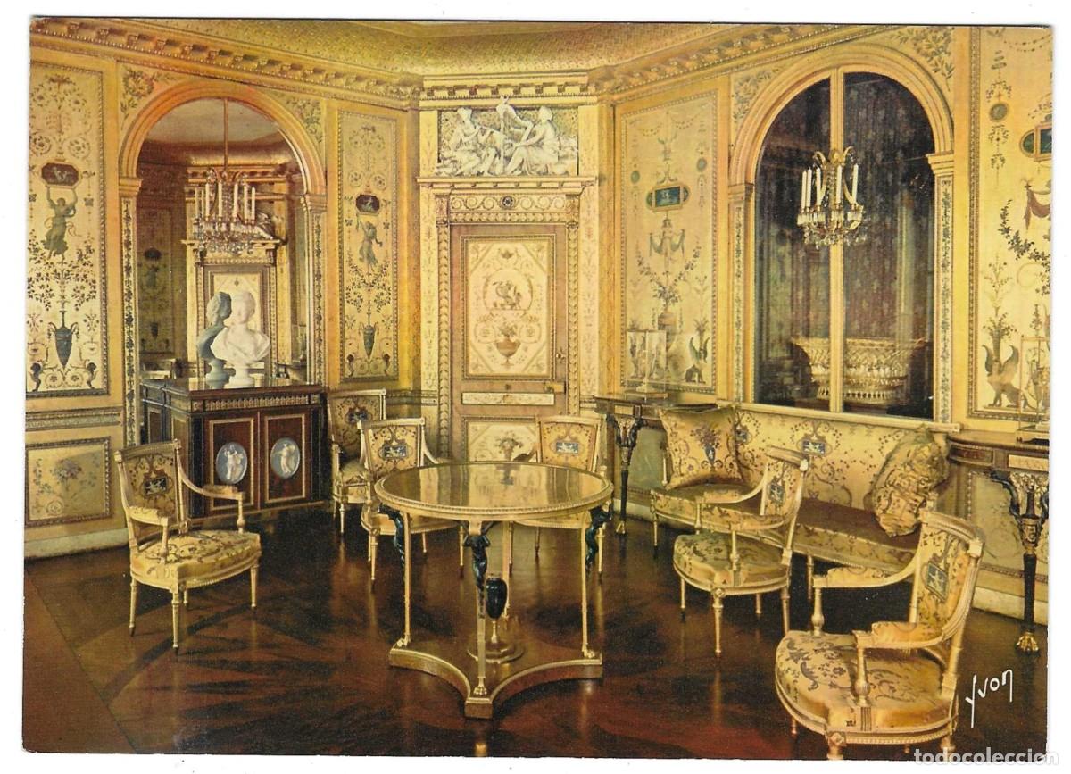 Postales: Postal Francia. Chateau de Fonteneblau. Boudoir de Marie-Antoinette. ref. 7-fra965