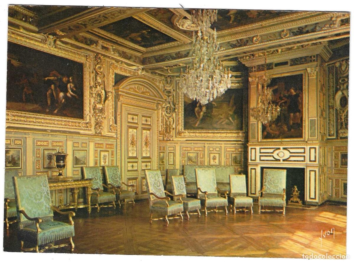 Postales: Postal Francia. Chateau de Fontainebleau. Gran Cabinet du Roi. ref. 7-fra969
